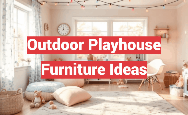 Outdoor Playhouse Furniture Ideas